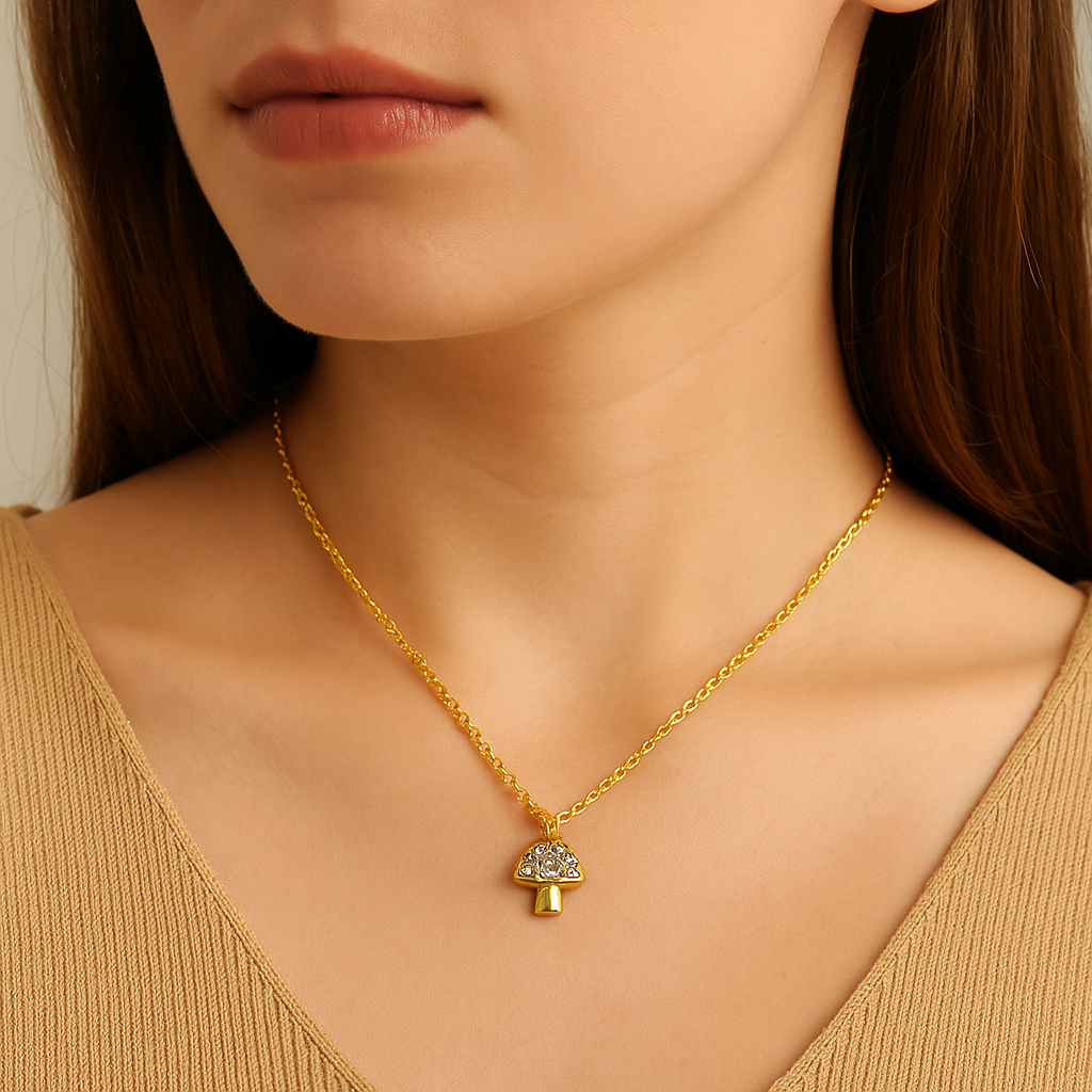 Mushroom Necklace