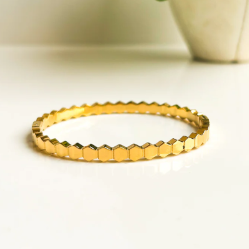 Honeycomb Bangle