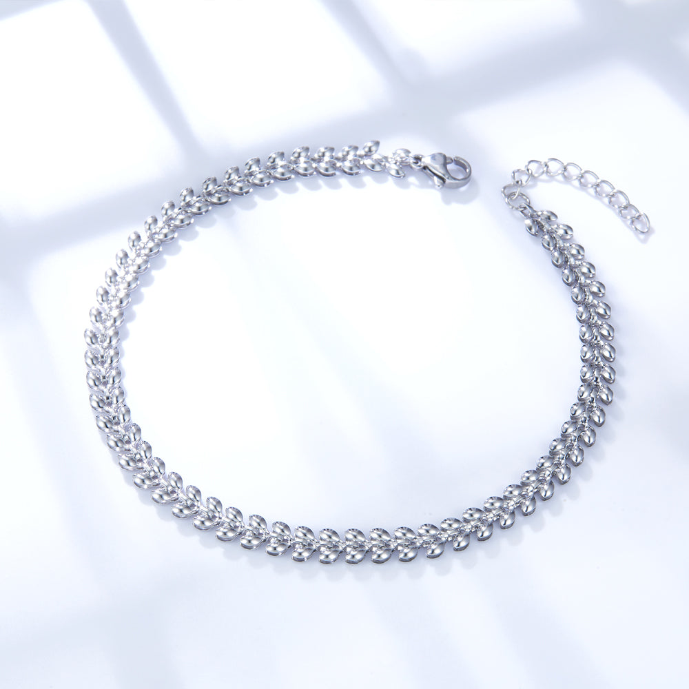 Gold Leaf Anklet