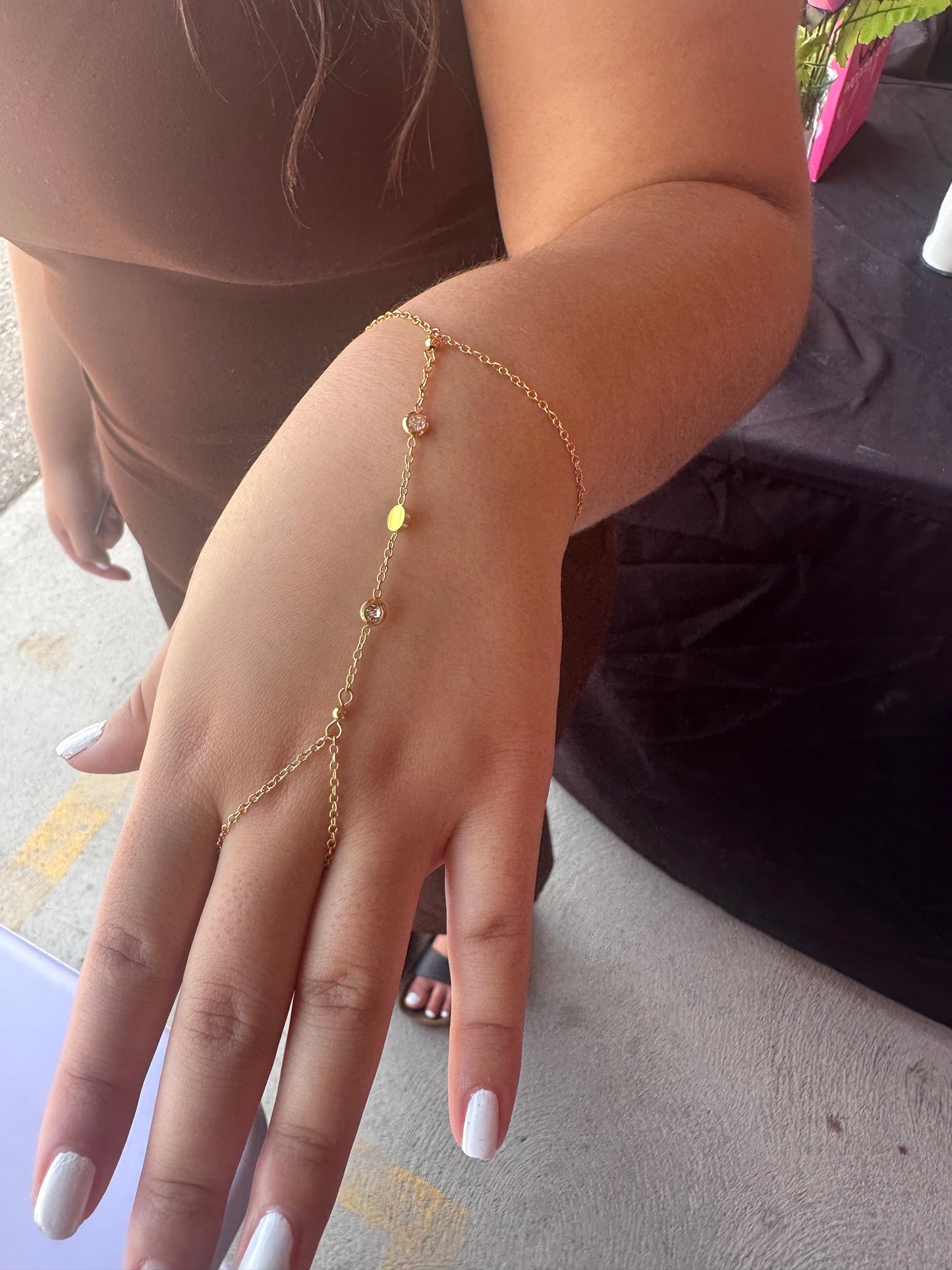 2 in 1 Diamond ring bracelet