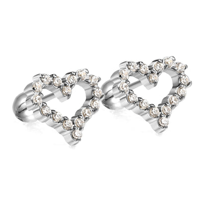 Heart Diamond Stud