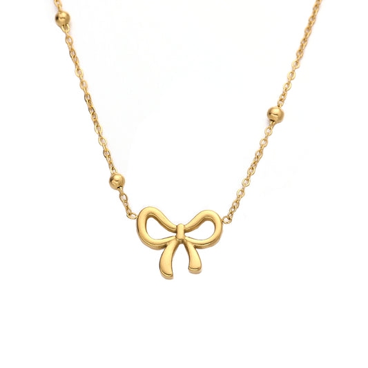 Bow small Necklace