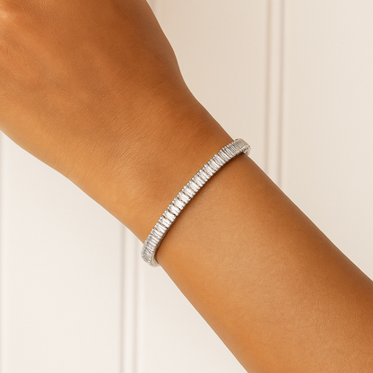 Rectangular Tennis Bracelet