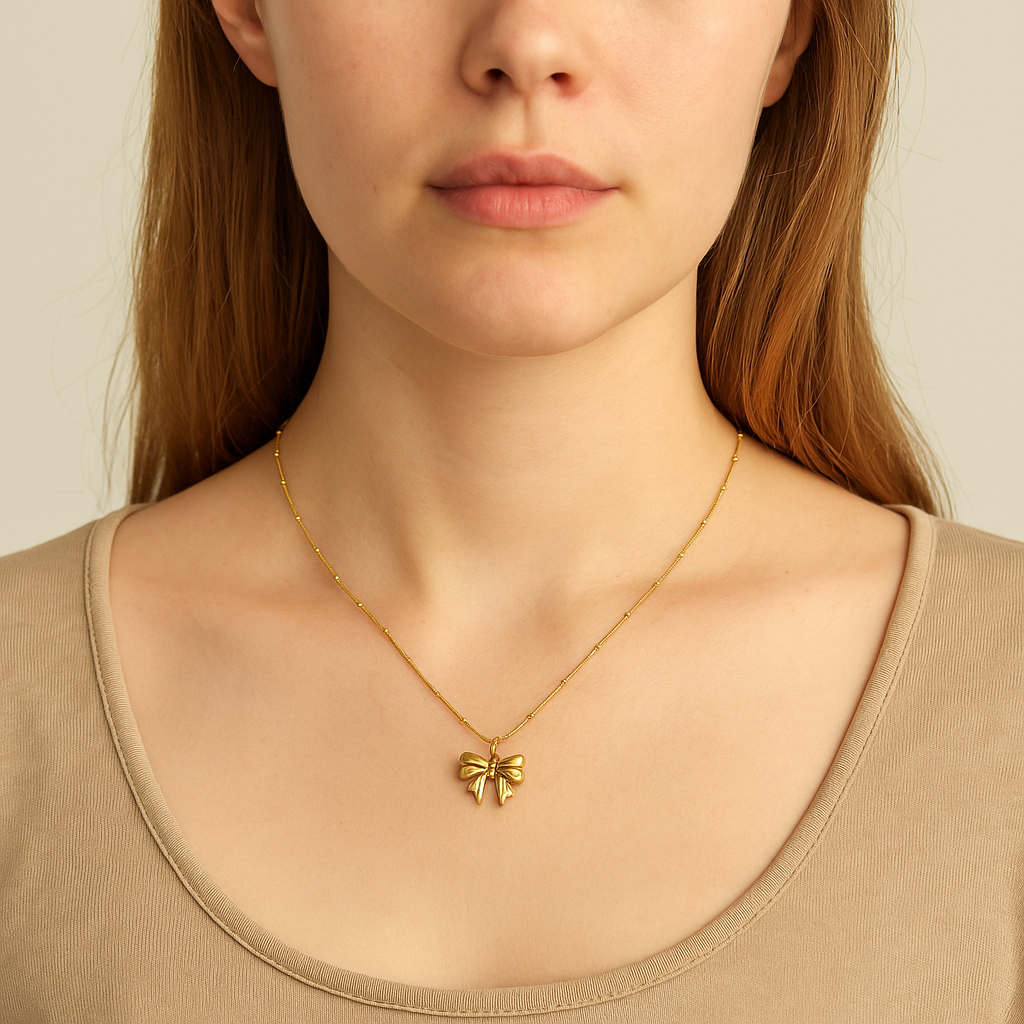 Bow Small Necklace
