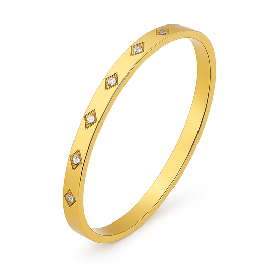Prism Diamond Bangle