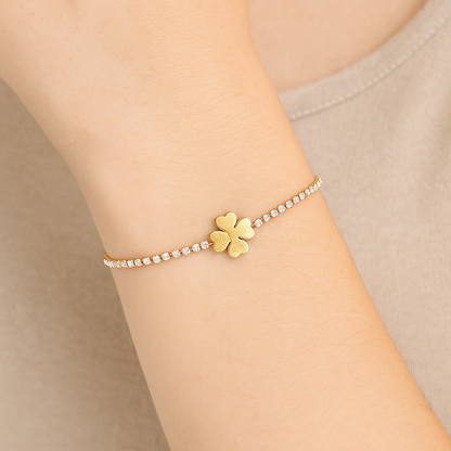 Clover Tennis Bracelet