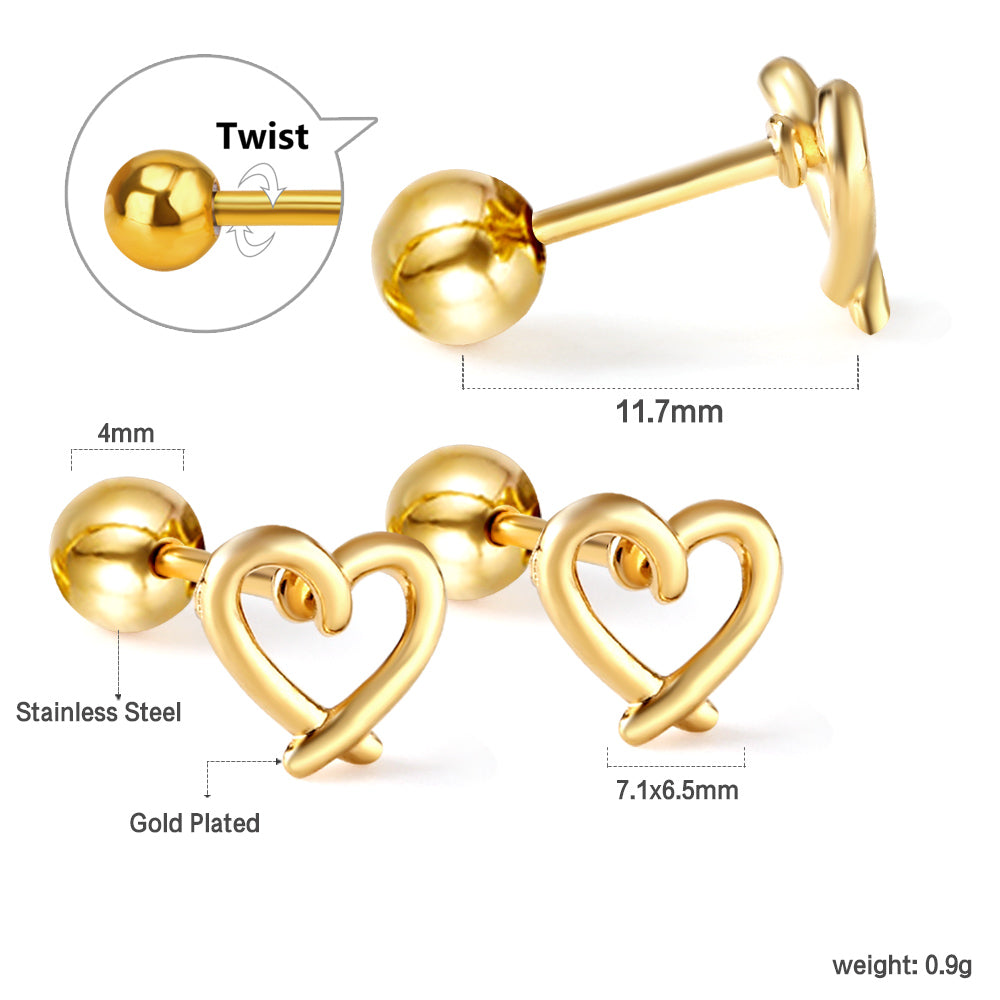 Love Loop Studs