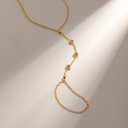 2 in 1 Diamond ring bracelet