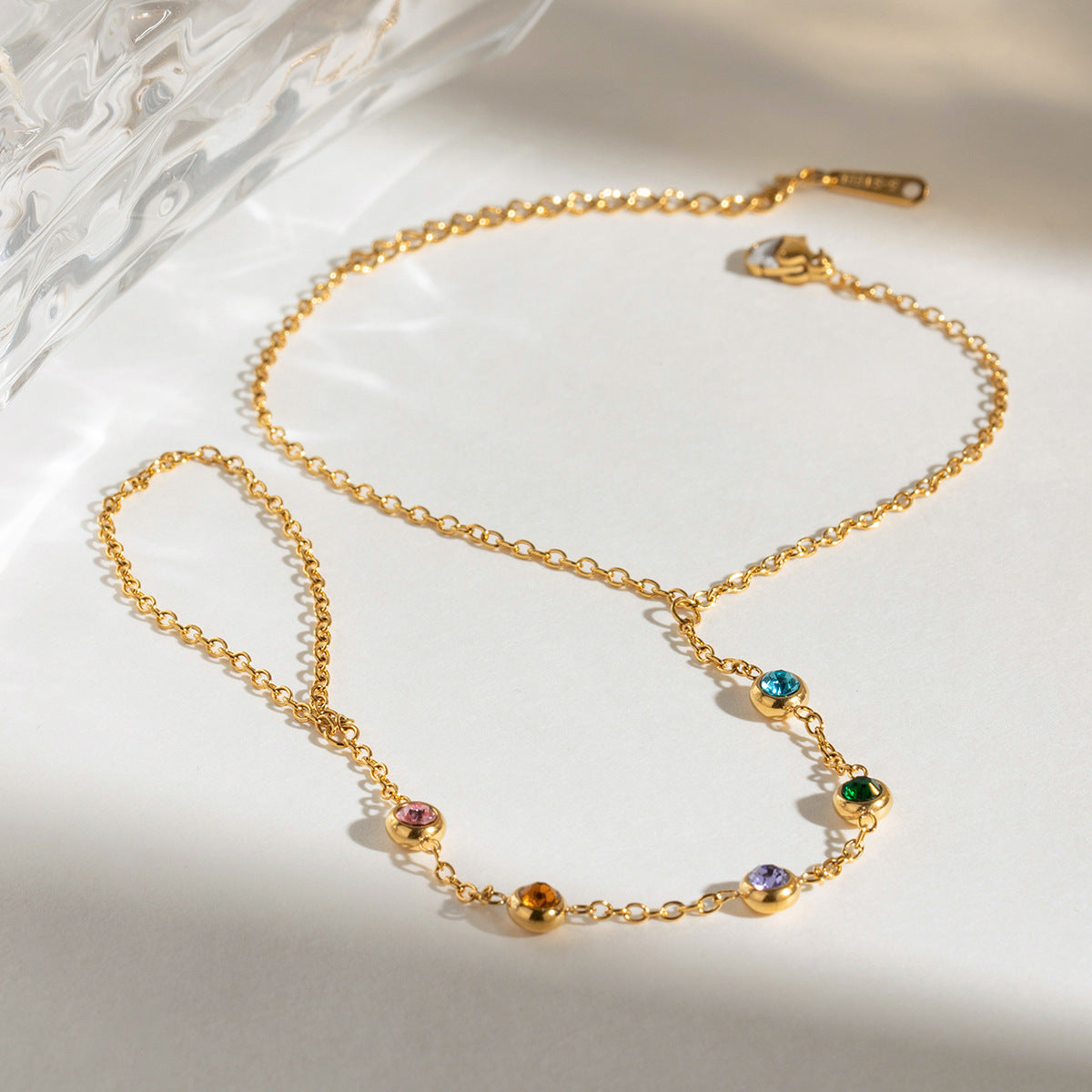 2 in 1 Coloured ring Bracelet