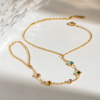 2 in 1 Coloured ring Bracelet
