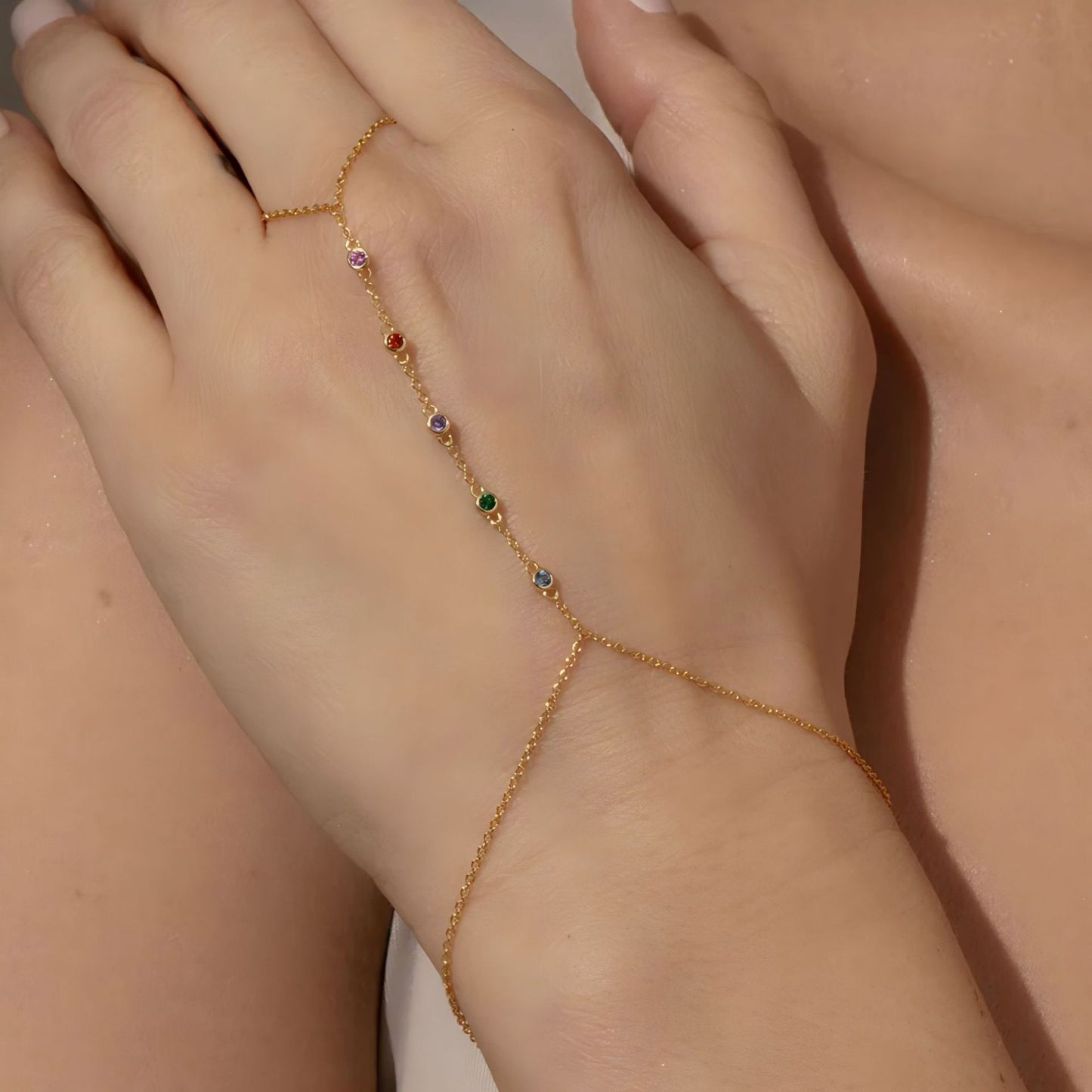 2 in 1 Coloured ring Bracelet
