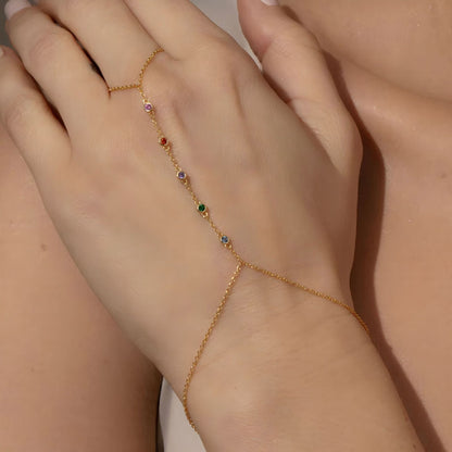 2 in 1 Coloured ring Bracelet