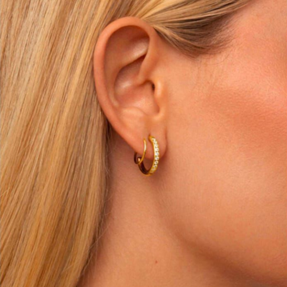 Fake Second Pierced Earring