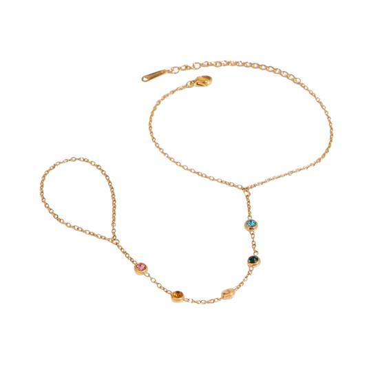 Coloured ring Bracelet