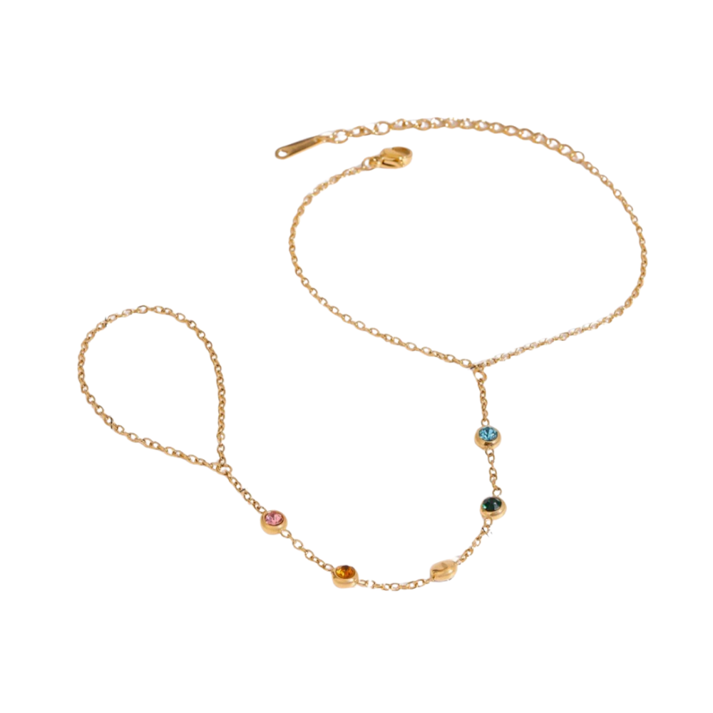2 in 1 Coloured ring Bracelet