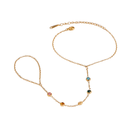 2 in 1 Coloured ring Bracelet