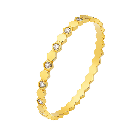 Hexa Shine Bangle