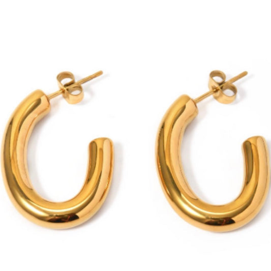 C Shapped Earrings